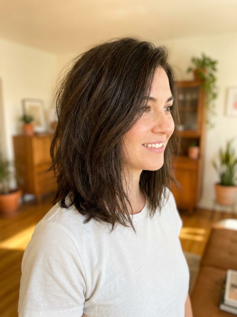 Long Bob für dickes Haar - Long Bob Frisur